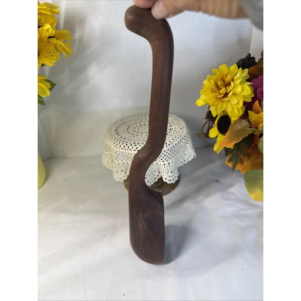 Handmade Long-Handled Beautiful Wood Spoon 11.75